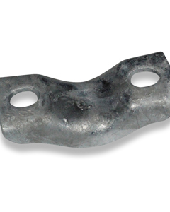 Counter plate for cross pipe clamp 1"